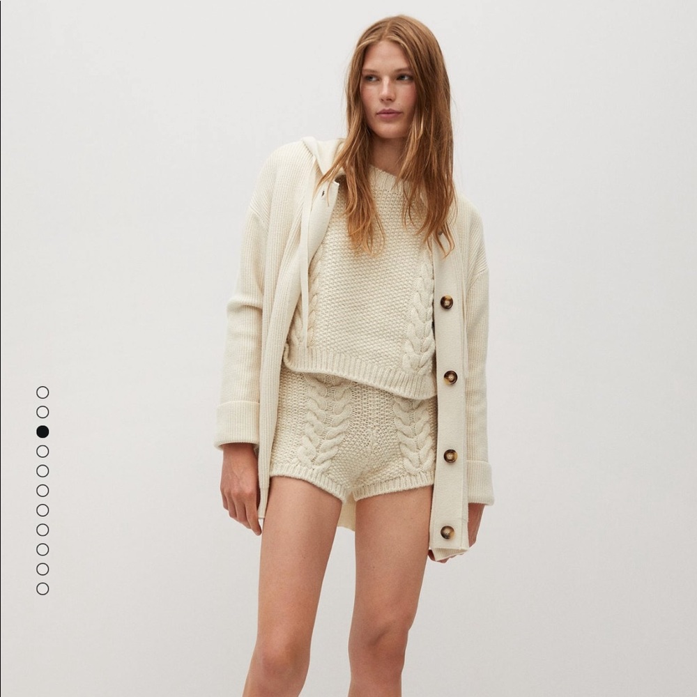 Knit Hood Cardigan from Mango